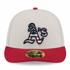 Athletics New Era 2024 Fourth of July Low Profile 59FIFTY Fitted Hat - MLB
