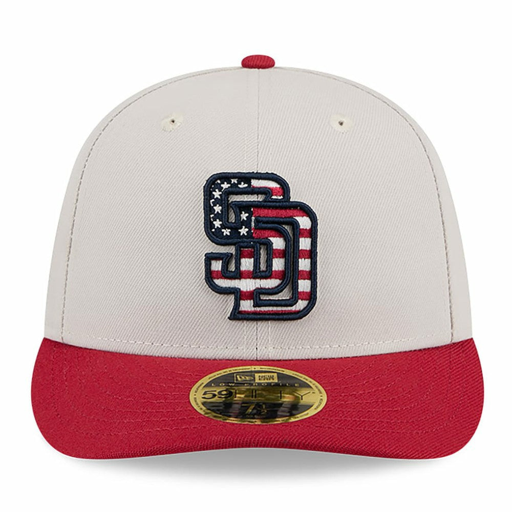 San Diego Padres New Era 2024 Fourth of July Low Profile 59FIFTY Fitted Hat - MLB