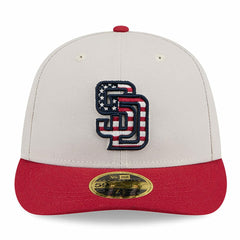 San Diego Padres New Era 2024 Fourth of July Low Profile 59FIFTY Fitted Hat - MLB