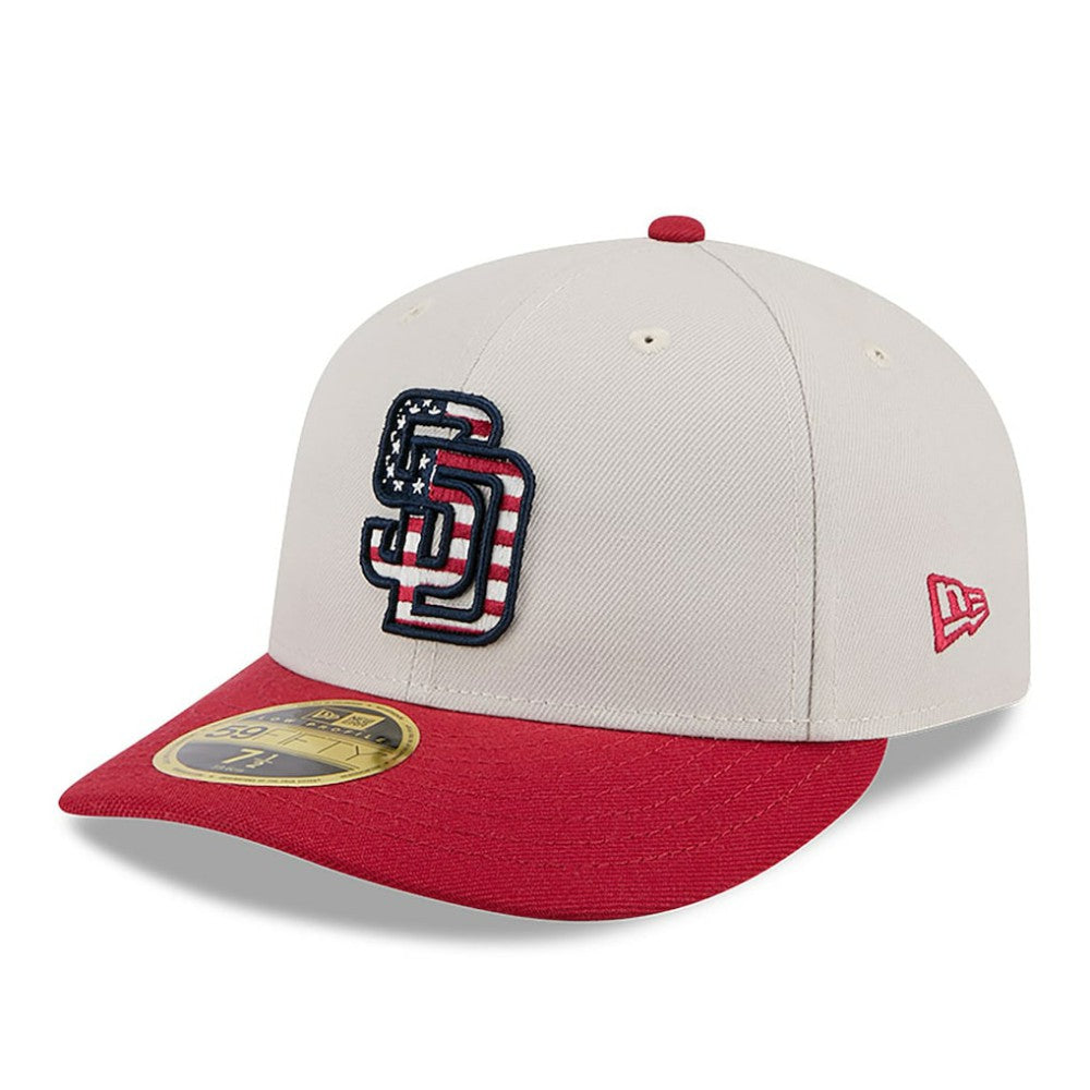 San Diego Padres New Era 2024 Fourth of July Low Profile 59FIFTY Fitted Hat - MLB
