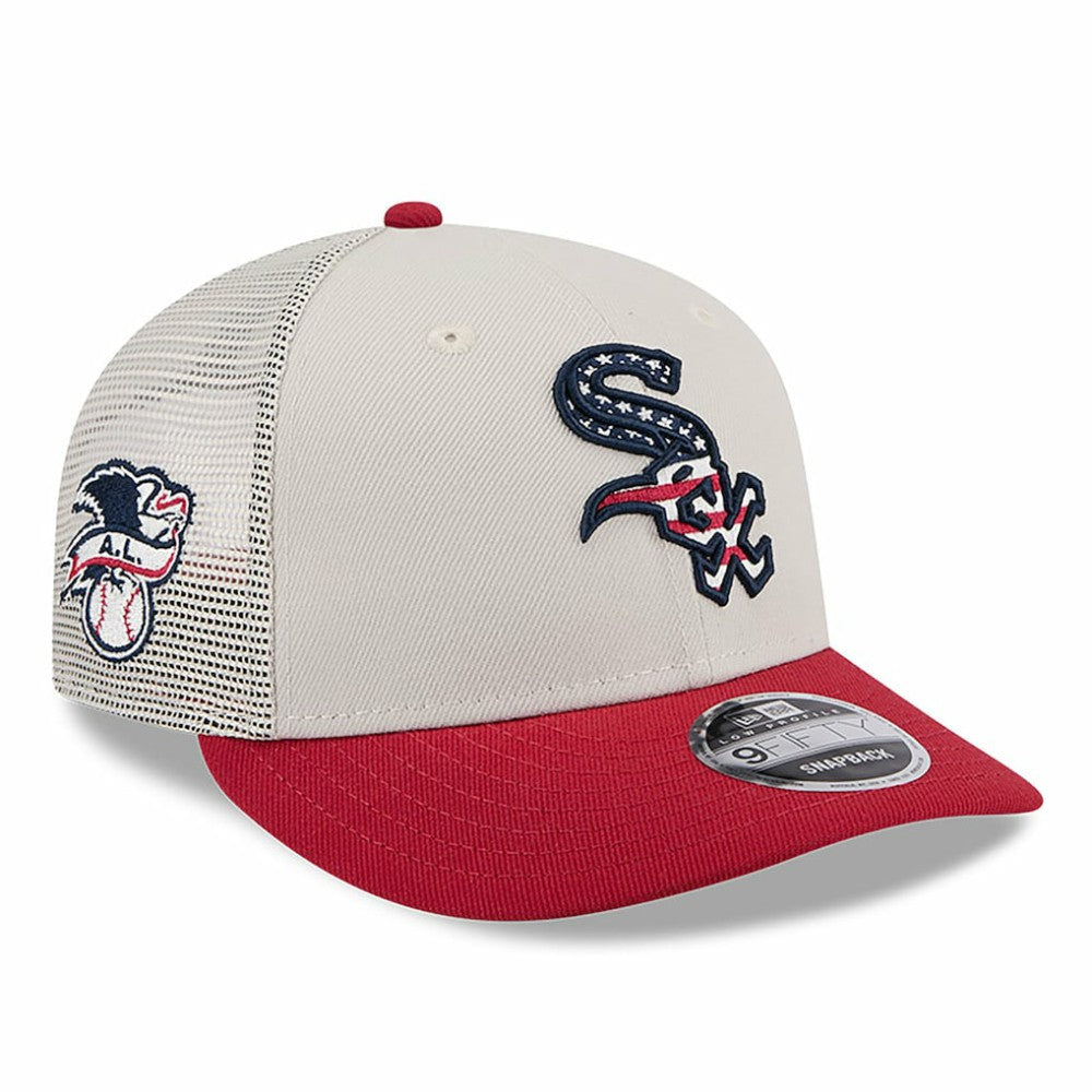 Chicago White Sox New Era 2024 Fourth of July Trucker Low Profile 9FIFTY Snapback Hat - MLB