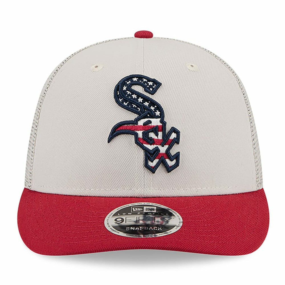 Chicago White Sox New Era 2024 Fourth of July Trucker Low Profile 9FIFTY Snapback Hat - MLB