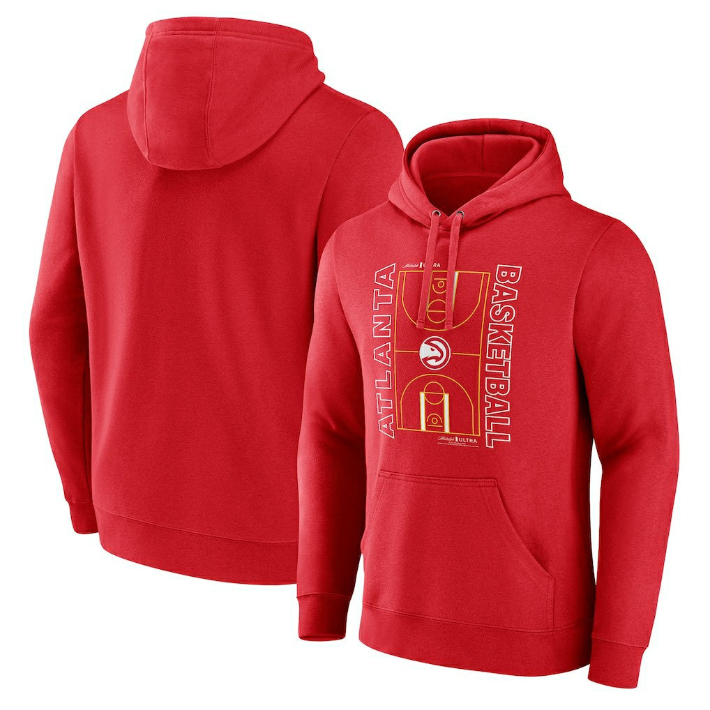 Atlanta Hawks Michelob Ultra Full Court Pullover Hoodie - Red - NBA