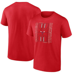Chicago Bulls Michelob Ultra Full Court T-Shirt - Red - NBA