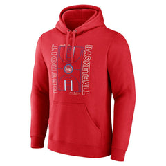 Detroit Pistons Michelob Ultra Full Court Pullover Hoodie - Red - NBA