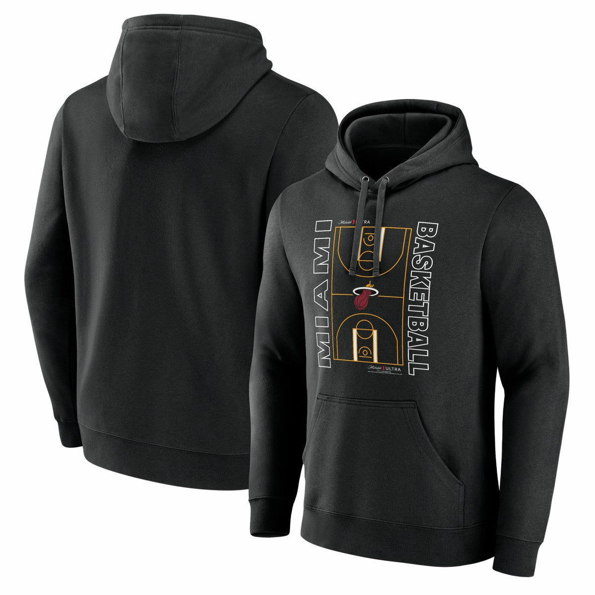 Miami Heat Michelob Ultra Full Court Pullover Hoodie - Black - NBA