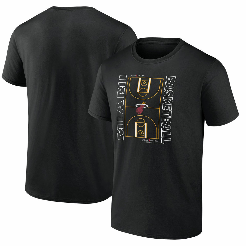Miami Heat Michelob Ultra Full Court T-Shirt - Black - NBA