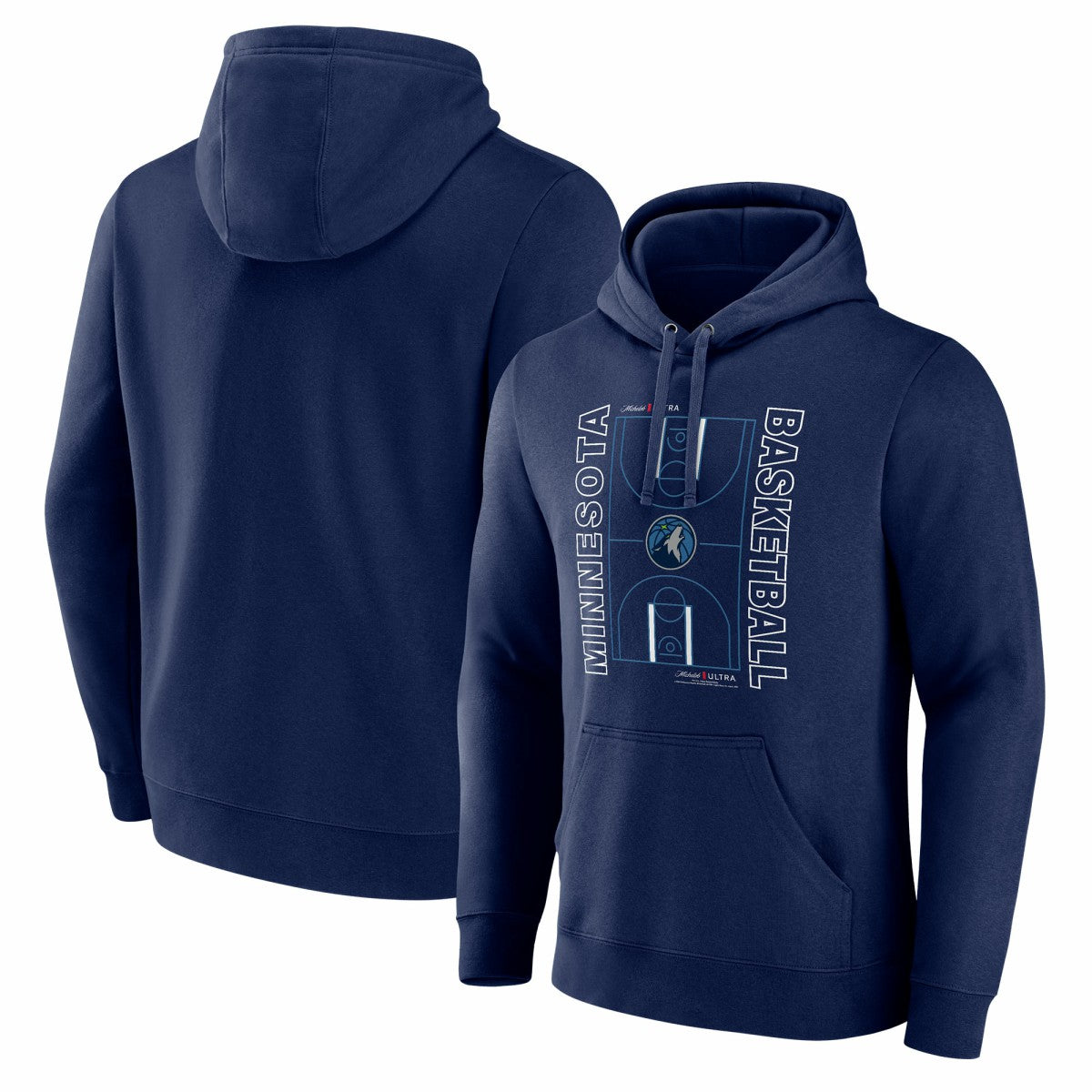 Minnesota Timberwolves Michelob Ultra Full Court Pullover Hoodie - Navy - NBA