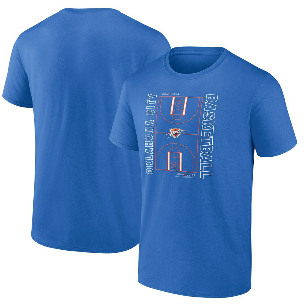 Oklahoma City Thunder Michelob Ultra Full Court T-Shirt - Blue - NBA