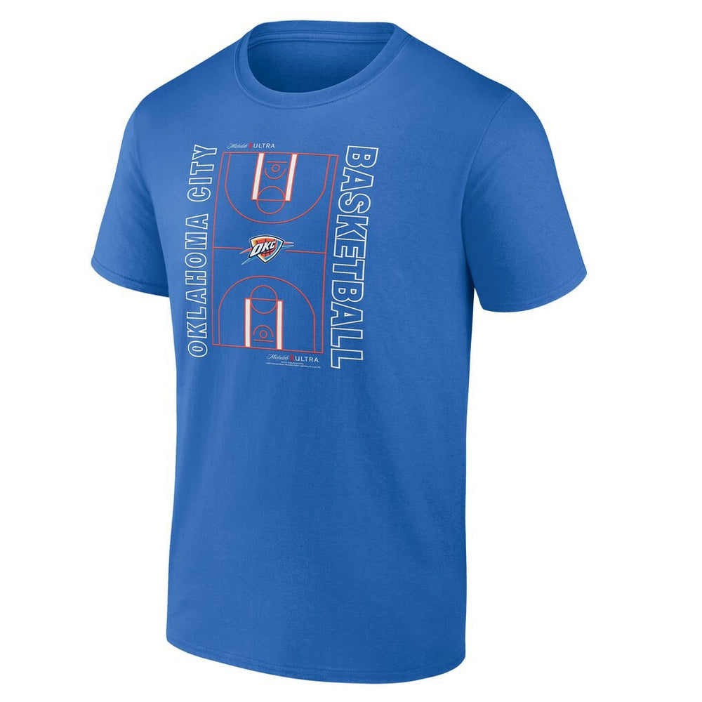 Oklahoma City Thunder Michelob Ultra Full Court T-Shirt - Blue - NBA