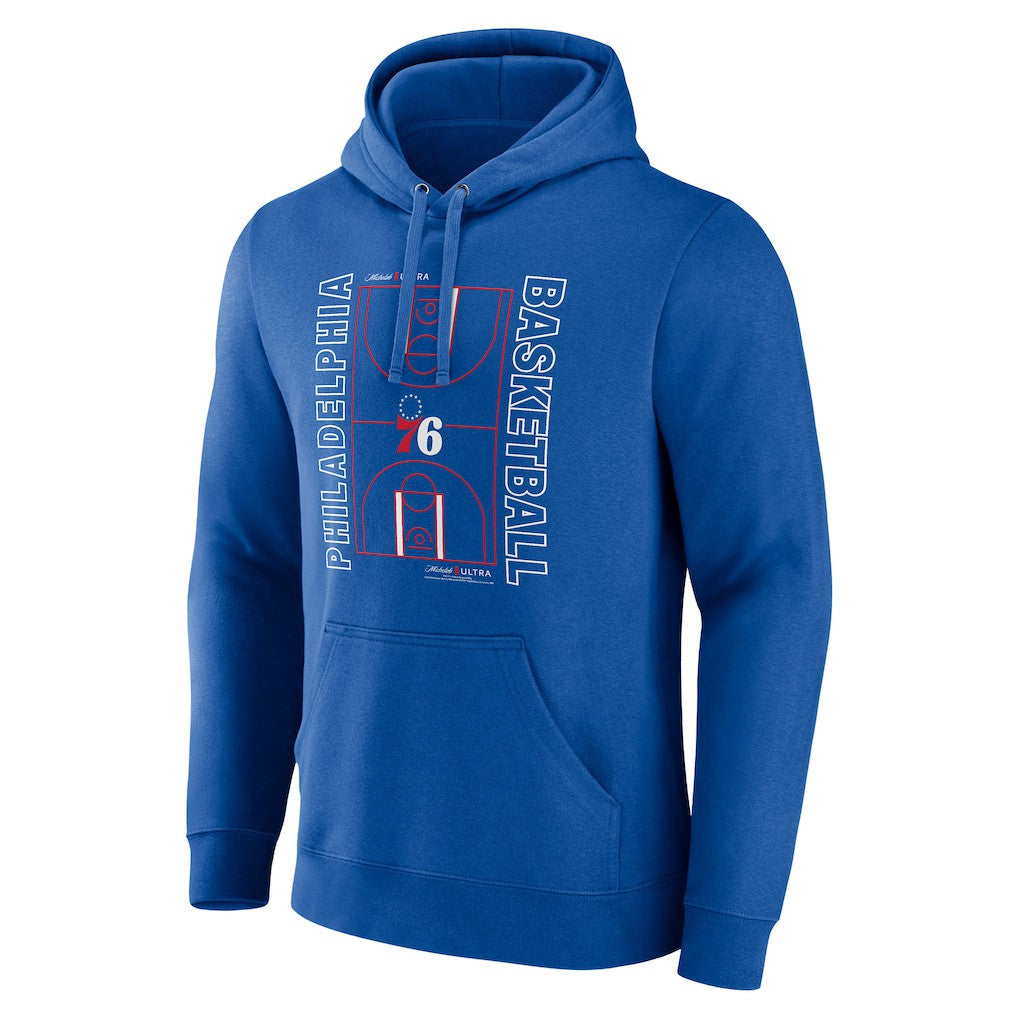 Philadelphia 76ers Michelob Ultra Full Court Pullover Hoodie - Royal - NBA