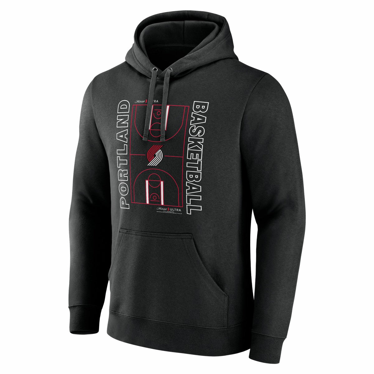 Portland Trail Blazers Michelob Ultra Full Court Pullover Hoodie - Black - NBA