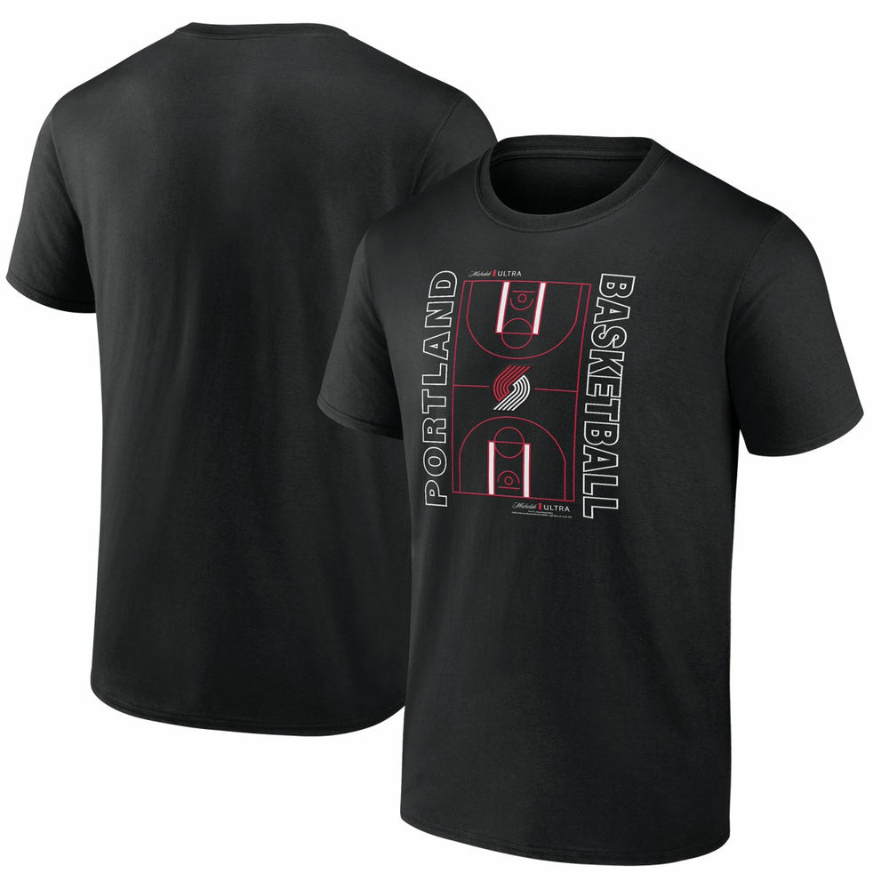 Portland Trail Blazers Michelob Ultra Full Court T-Shirt - Black - NBA