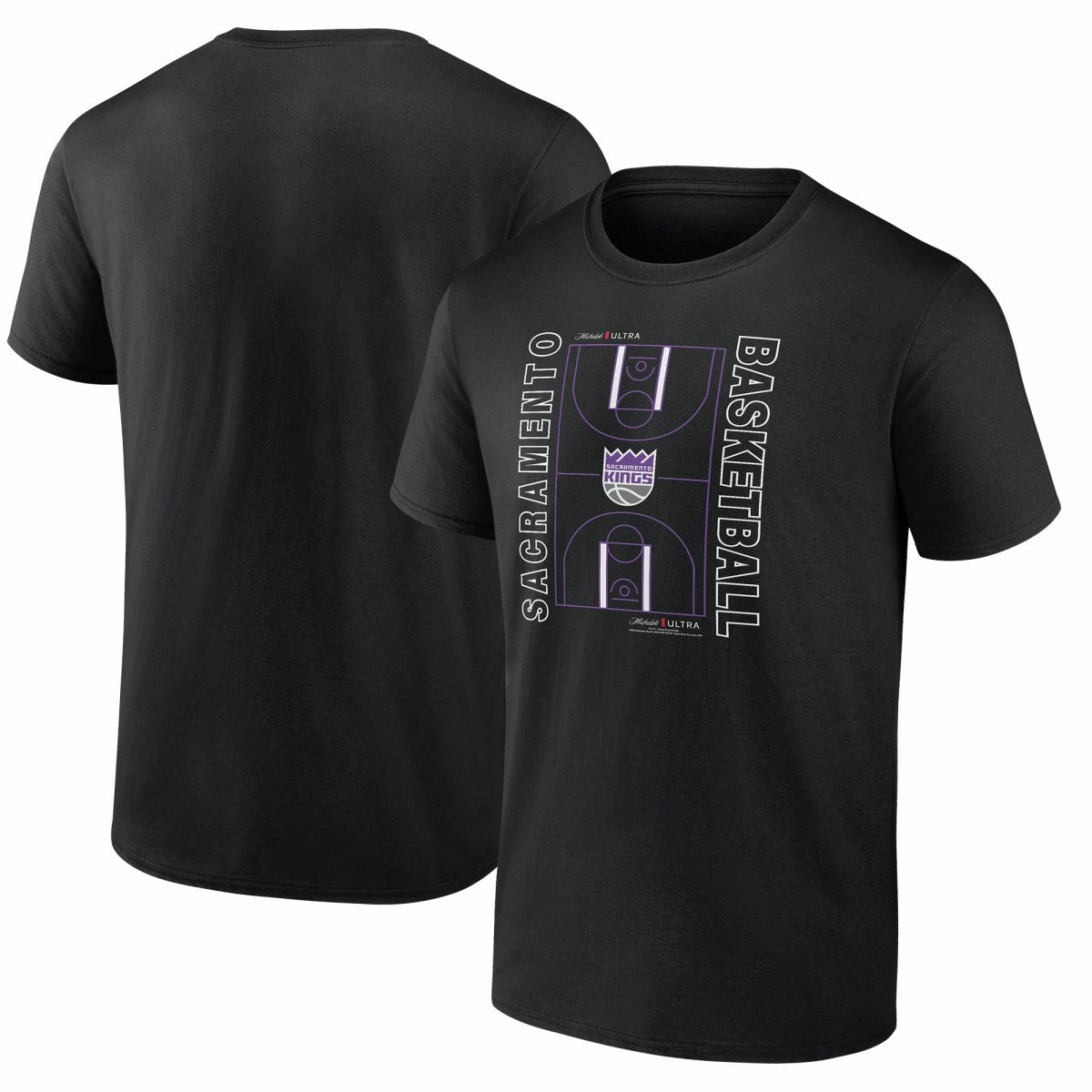 Sacramento Kings Michelob Ultra Full Court T-Shirt - Black - NBA