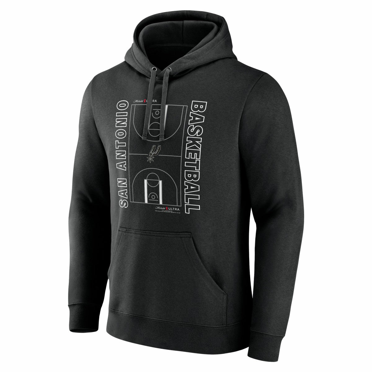 San Antonio Spurs Michelob Ultra Full Court Pullover Hoodie - Black - NBA