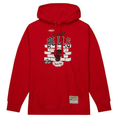Chicago Bulls x Tats Cru Hardwood Classics Brick Pullover Hoodie Red - NBA