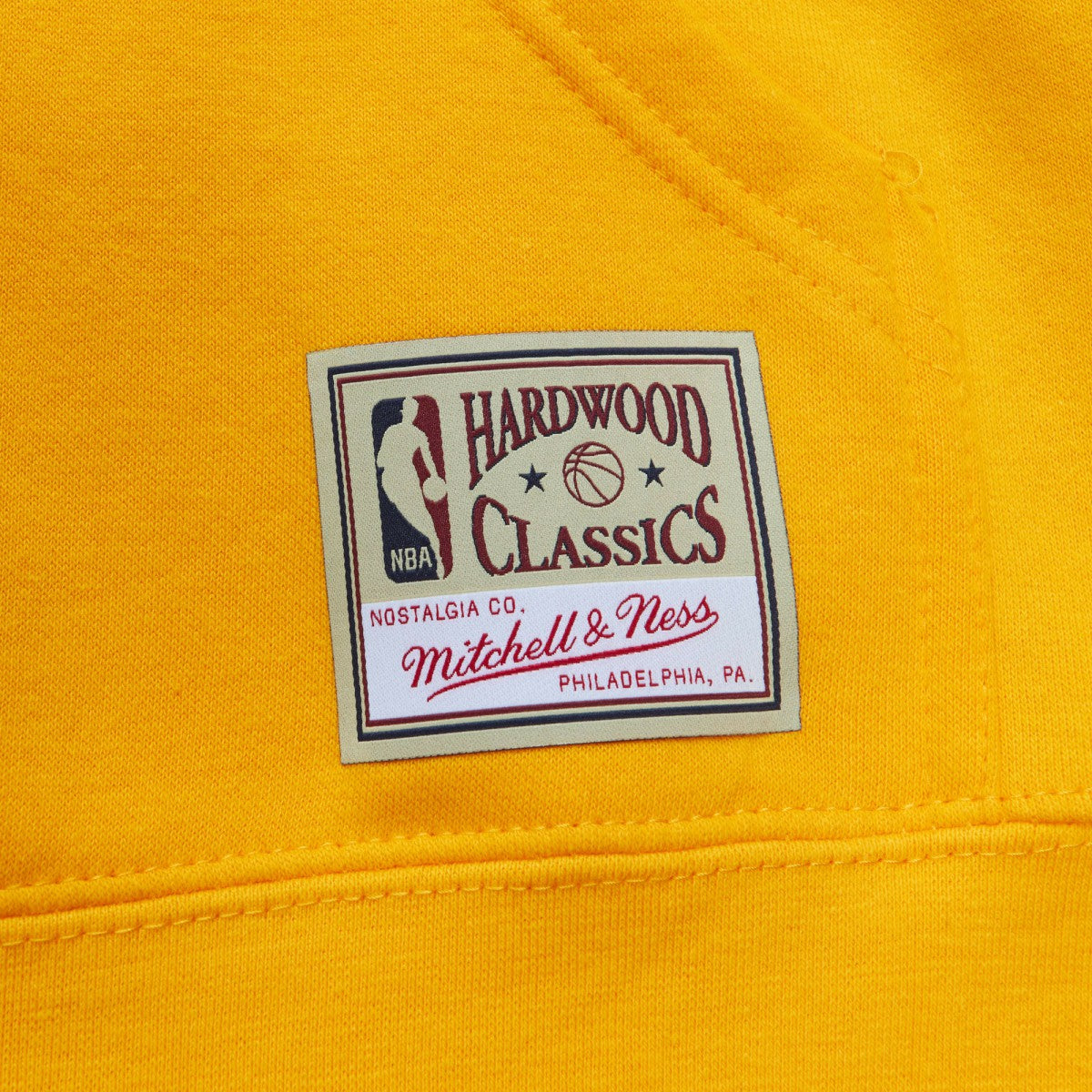 Los Angeles Lakers x Tats Cru Hardwood Classics Brick Pullover Hoodie Gold - NBA