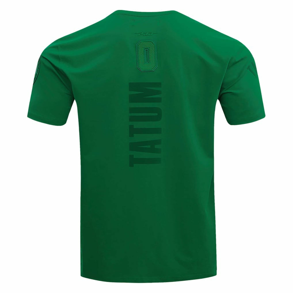 Jayson Tatum Boston Celtics Pro Standard Triple Tonal Player T-Shirt Kelly Green - NBA