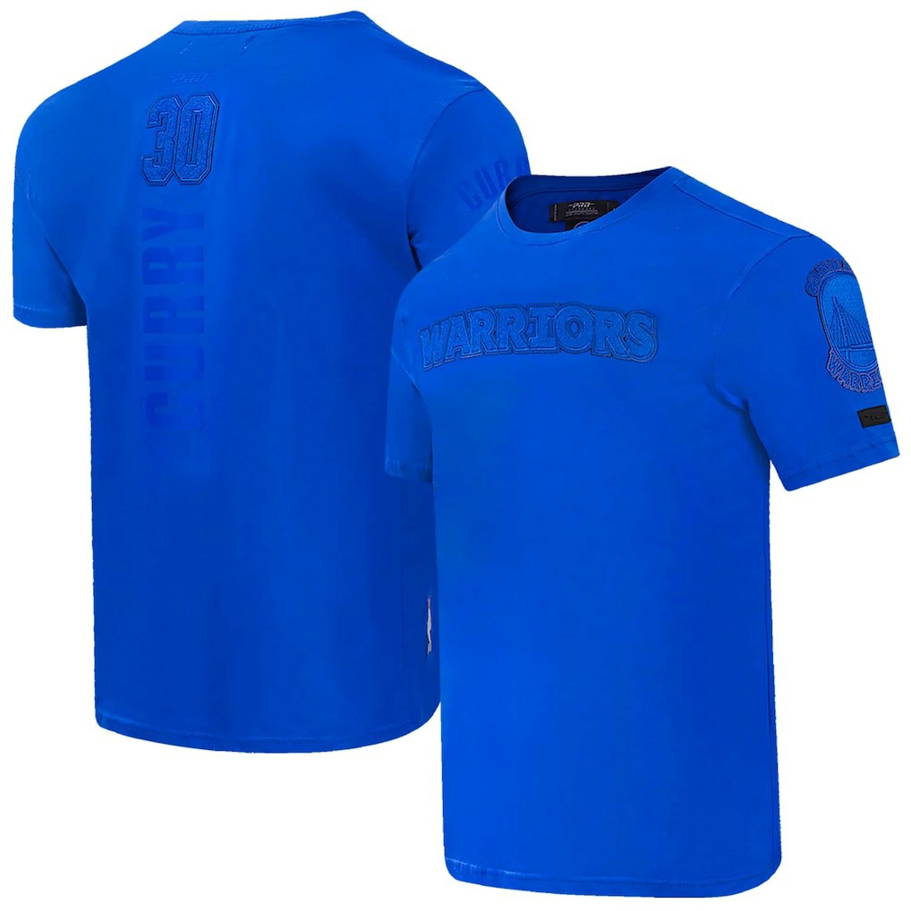 Stephen Curry Golden State Warriors Pro Standard Triple Tonal Player T-Shirt Royal - NBA