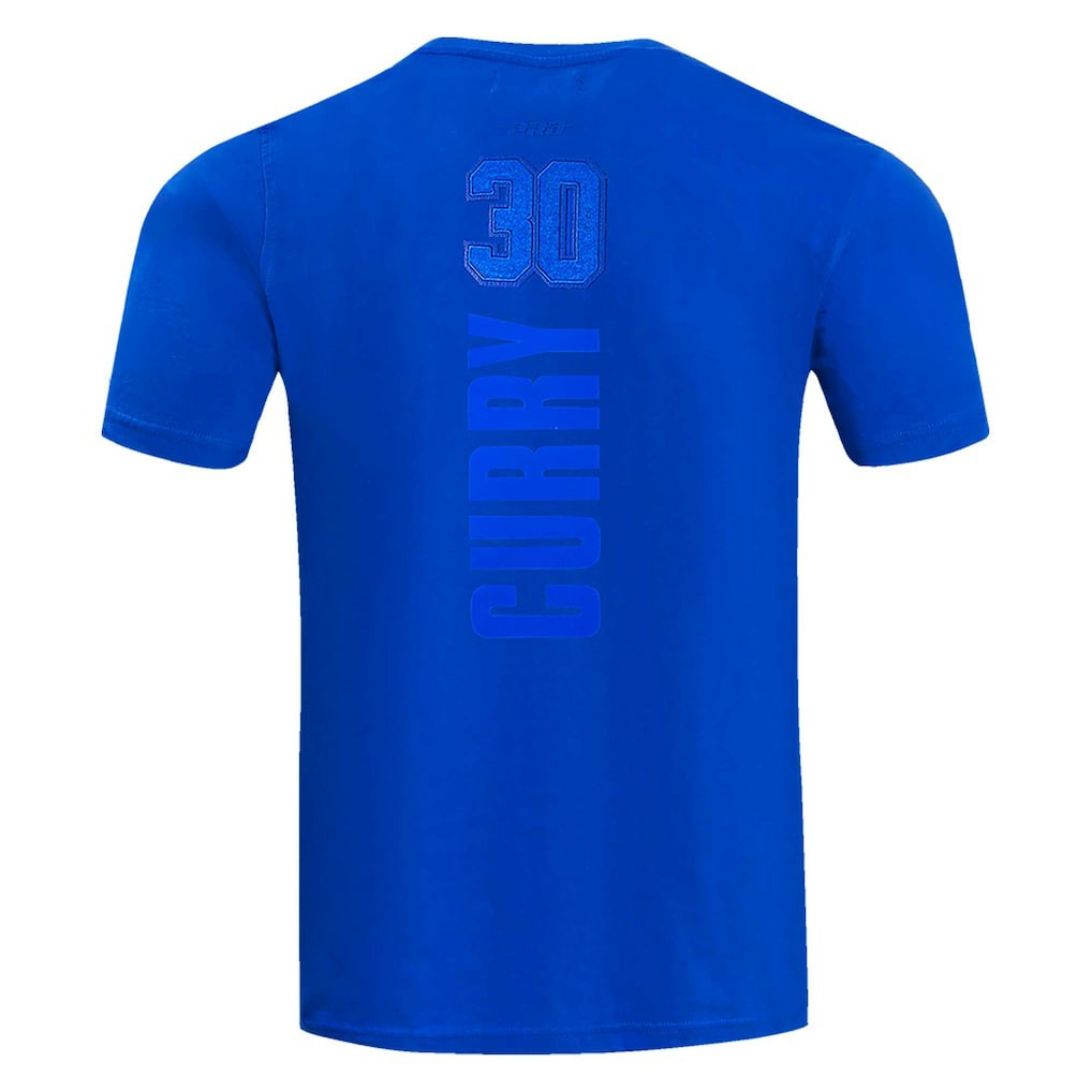 Stephen Curry Golden State Warriors Pro Standard Triple Tonal Player T-Shirt Royal - NBA