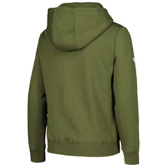 Colorado Avalanche Levelwear Youth Podium Fleece Pullover Hoodie - Olive - NHL