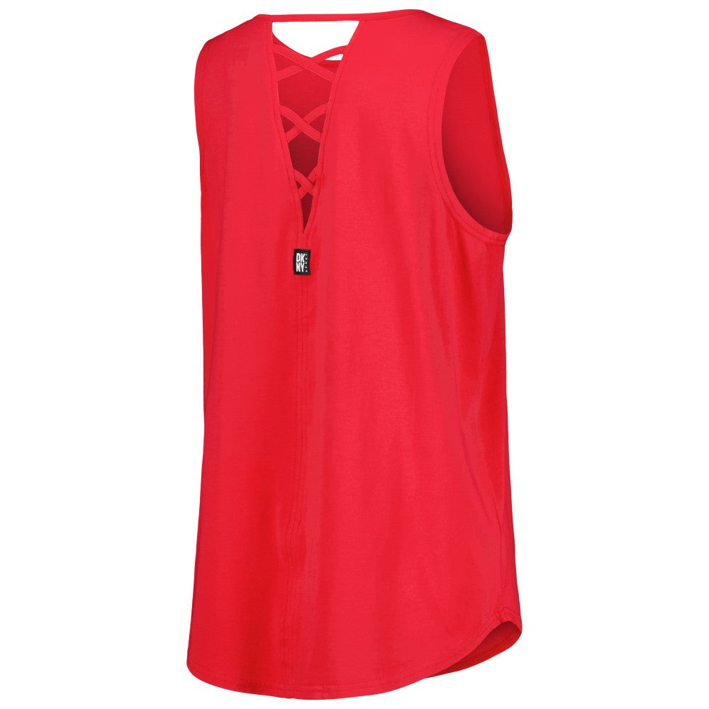 Los Angeles Angels DKNY Sport Women's Claire Fashion Tri-Blend Tank Top - MLB