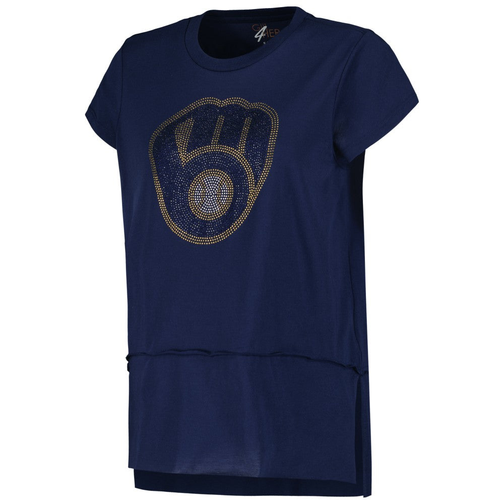 Milwaukee Brewers G-III 4Her by Carl Banks Women's Cheer Fashion T-Shirt - MLB