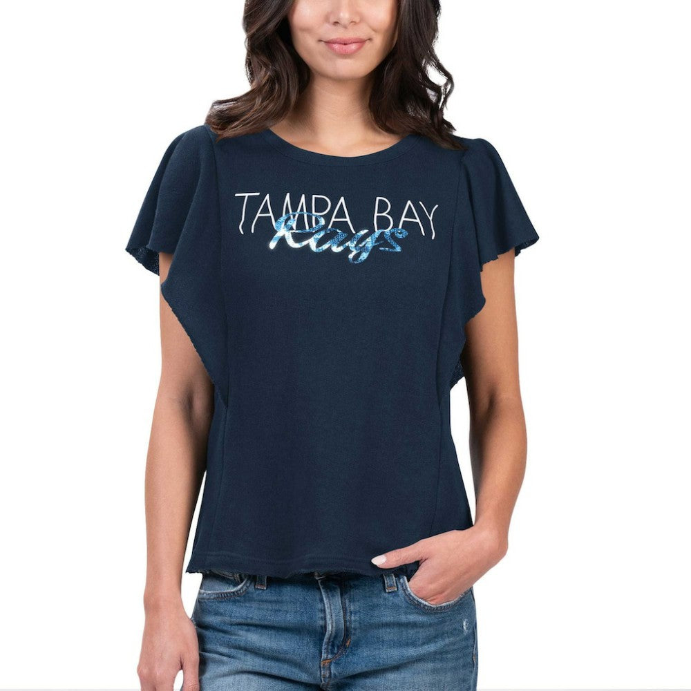 Tampa Bay Rays G-III 4Her by Carl Banks Women's Crowd Wave T-Shirt - MLB