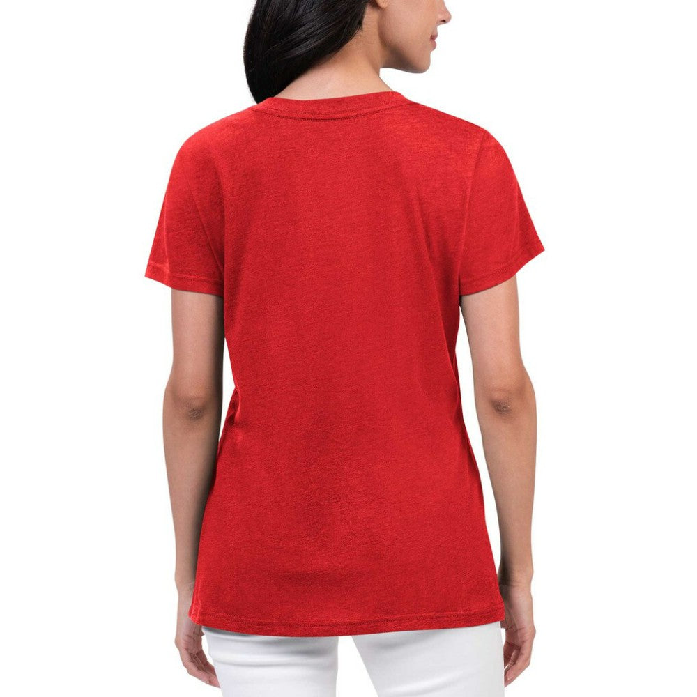 Washington Nationals G-III 4Her by Carl Banks Women's Key Move V-Neck T-Shirt - MLB