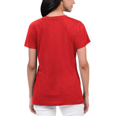 Washington Nationals G-III 4Her by Carl Banks Women's Key Move V-Neck T-Shirt - MLB