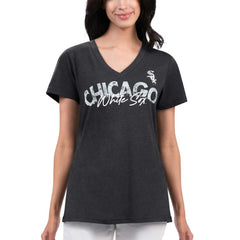 Chicago White Sox G-III 4Her by Carl Banks Women's Key Move V-Neck T-Shirt - MLB