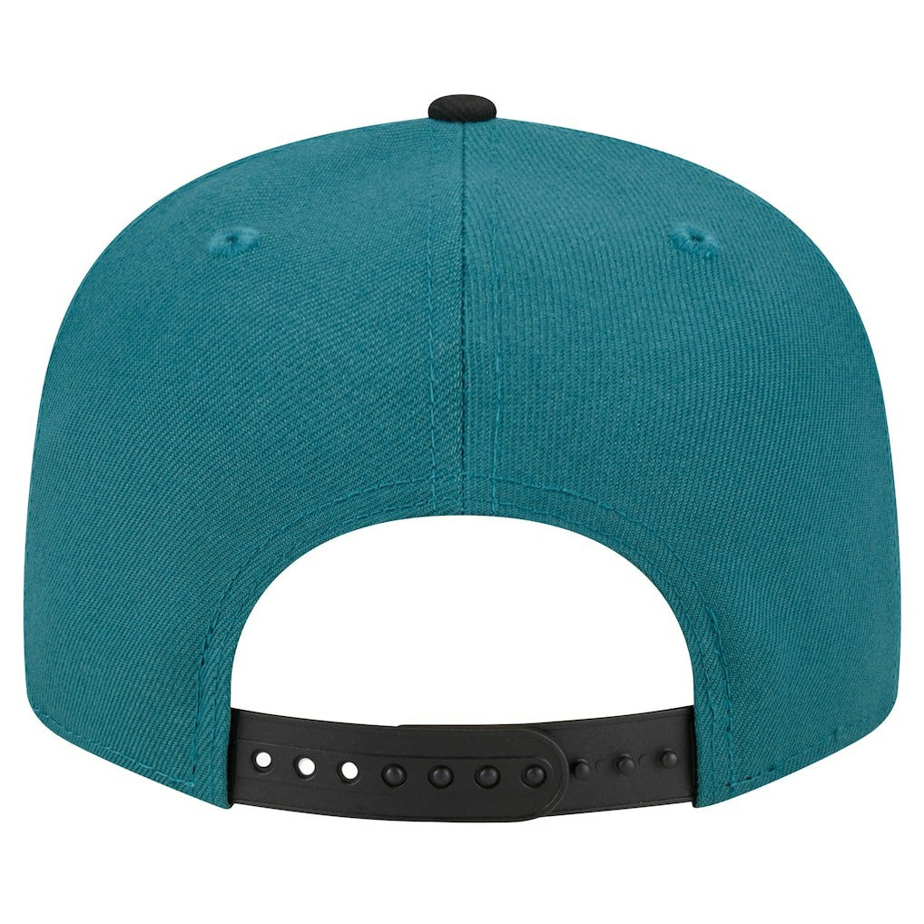 Philadelphia Eagles New Era Team Establish 9FIFTY Snapback Hat Midnight Green/Black | NFL