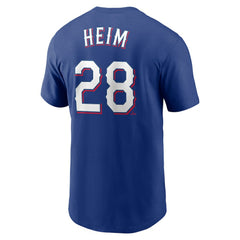 Jonah Heim Texas Rangers Nike Youth Name & Number T-Shirt - MLB