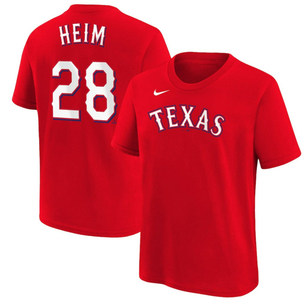 Jonah Heim Texas Rangers Nike Youth Name & Number T-Shirt - MLB