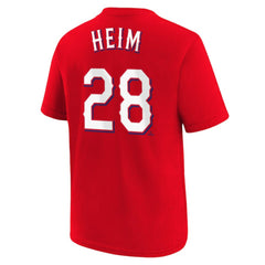 Jonah Heim Texas Rangers Nike Youth Name & Number T-Shirt - MLB