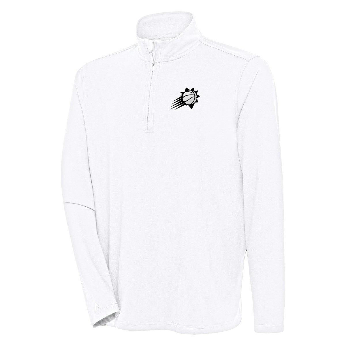 Phoenix Suns Antigua Hunk Quarter-Zip Top White - NBA