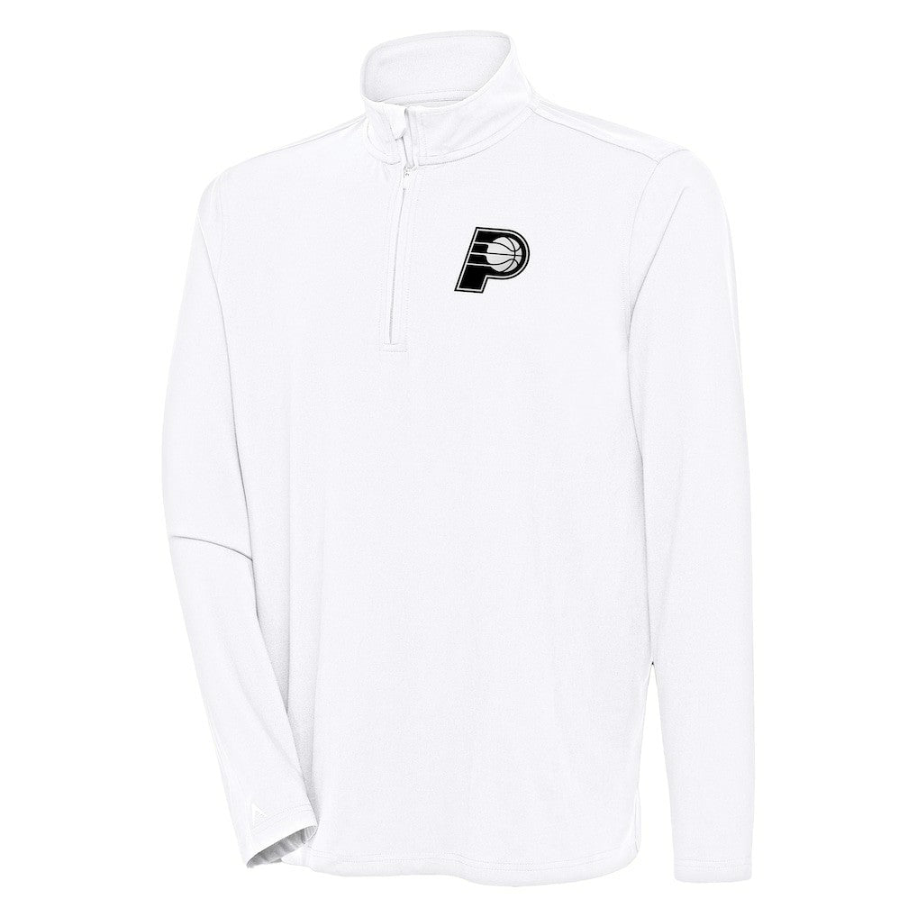 Indiana Pacers Antigua Hunk Quarter-Zip Top White - NBA
