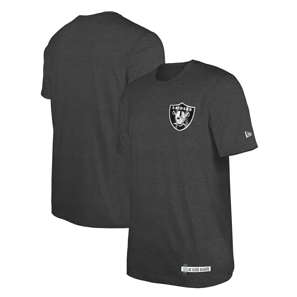 Las Vegas Raiders New Era 2024 NFL Training Camp T-Shirt Heather Black | NFL