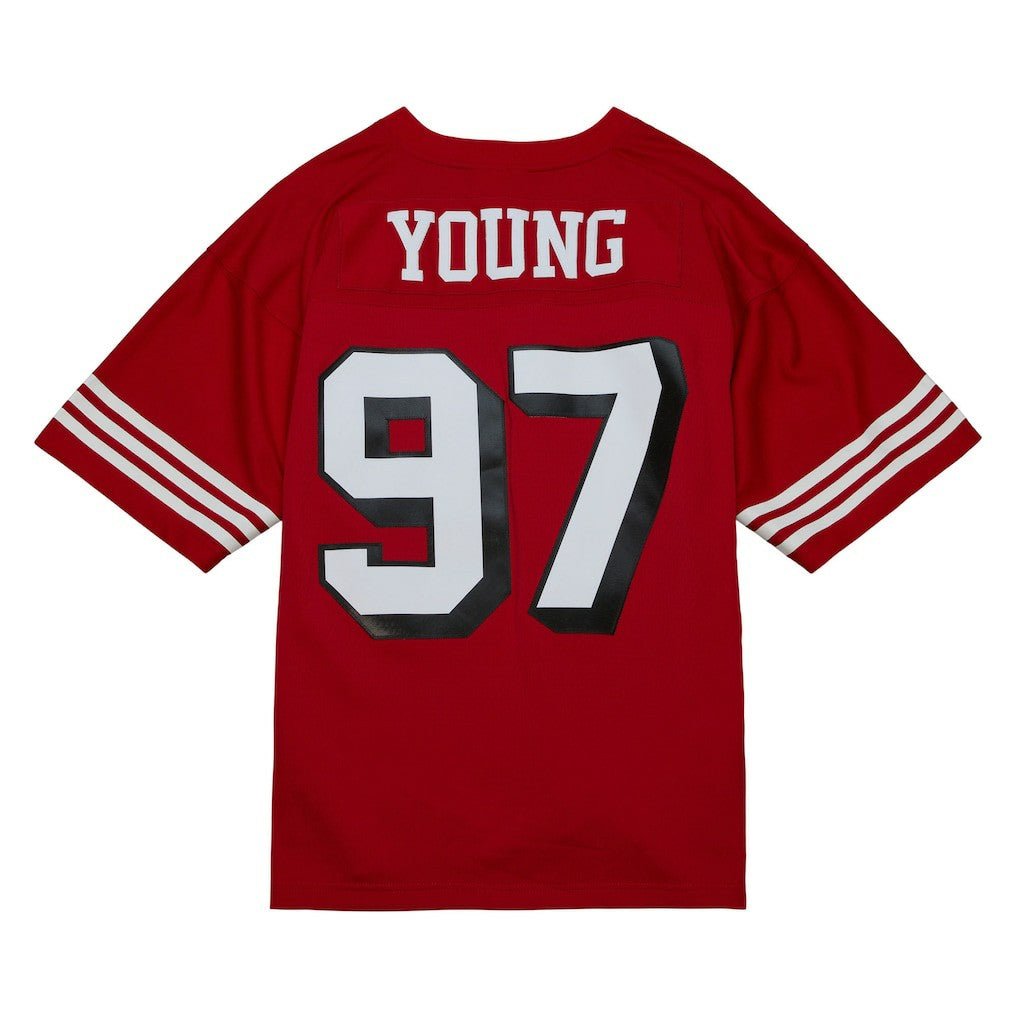 Bryant Young San Francisco 49ers Legacy Replica Jersey Scarlet | Mitchell & Ness