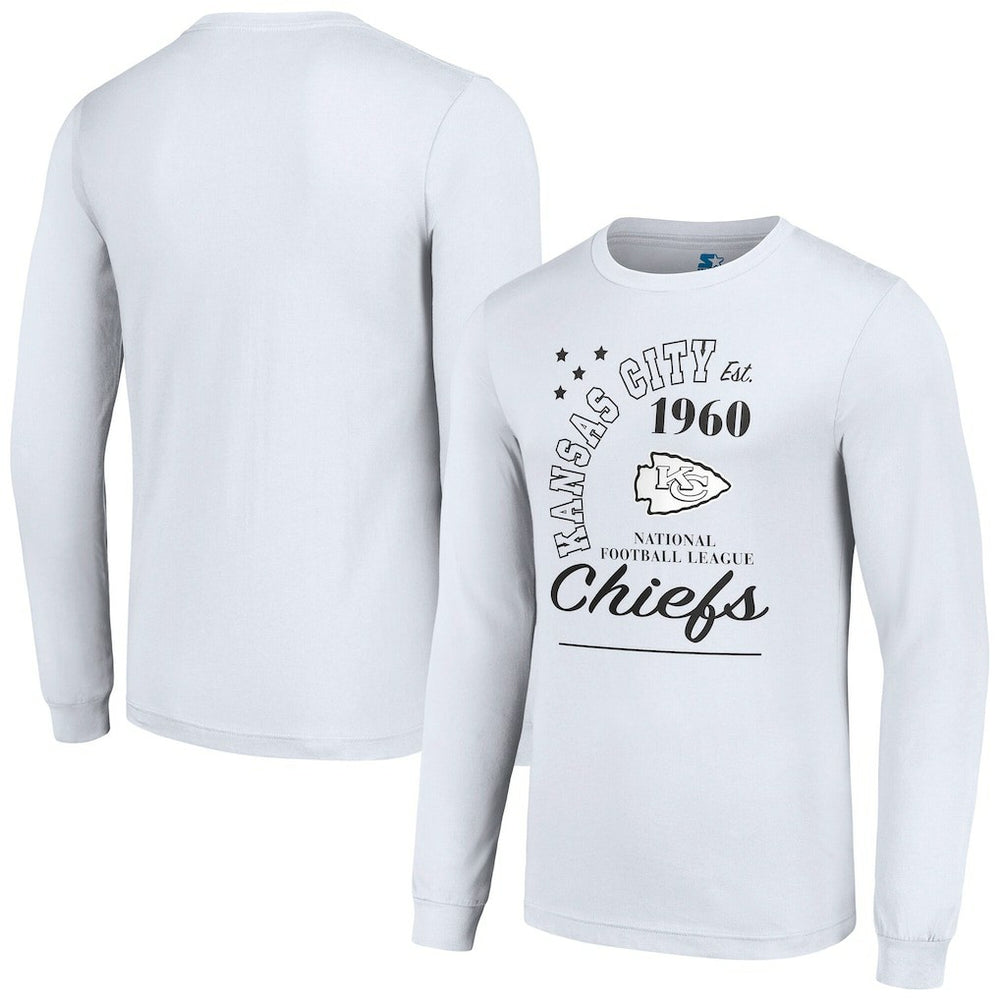 Kansas City Chiefs Starter Arch City Long Sleeve T-Shirt White | NFL