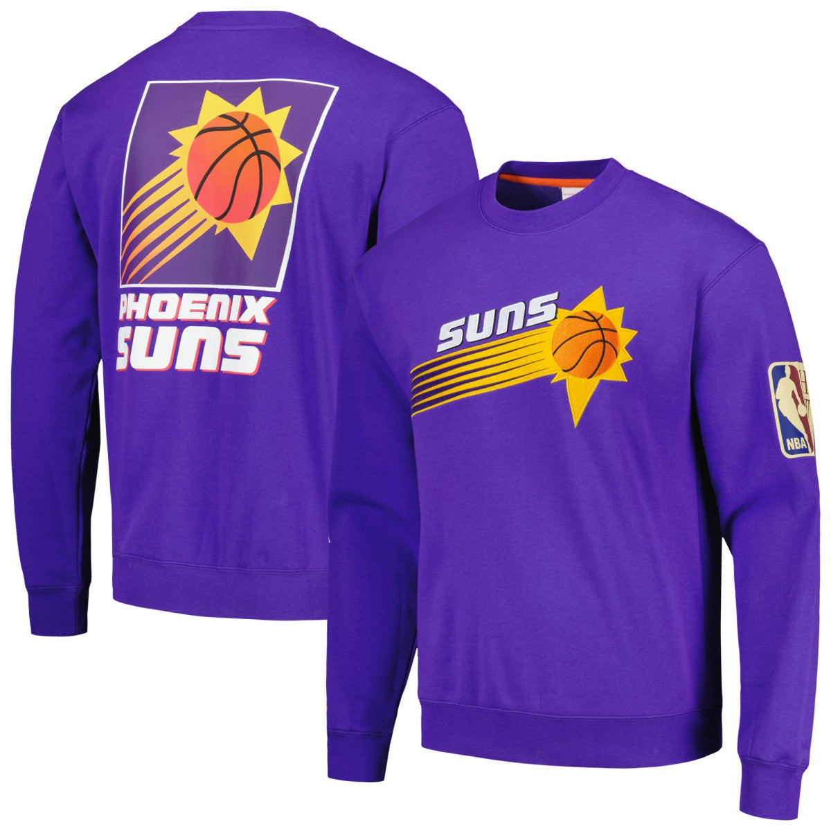 Phoenix Suns Hardwood Classics There and Back Pullover Sweatshirt Purple - NBA