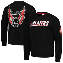 Portland Trail Blazers Hardwood Classics There and Back Pullover Sweatshirt Black - NBA