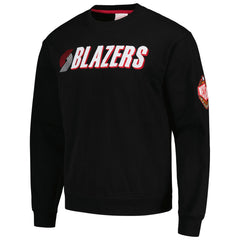 Portland Trail Blazers Hardwood Classics There and Back Pullover Sweatshirt Black - NBA