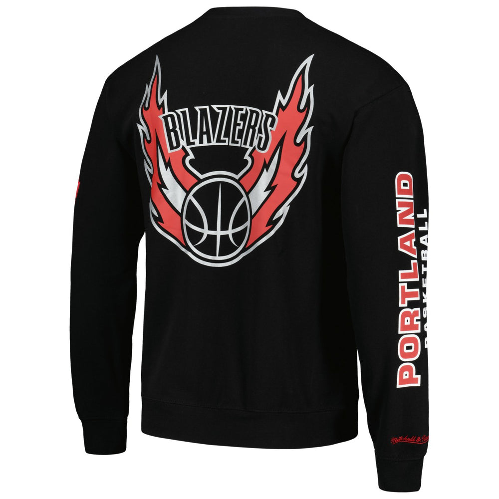 Portland Trail Blazers Hardwood Classics There and Back Pullover Sweatshirt Black - NBA