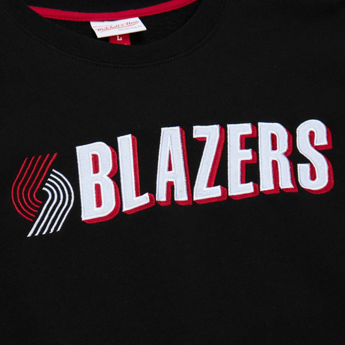 Portland Trail Blazers Hardwood Classics There and Back Pullover Sweatshirt Black - NBA