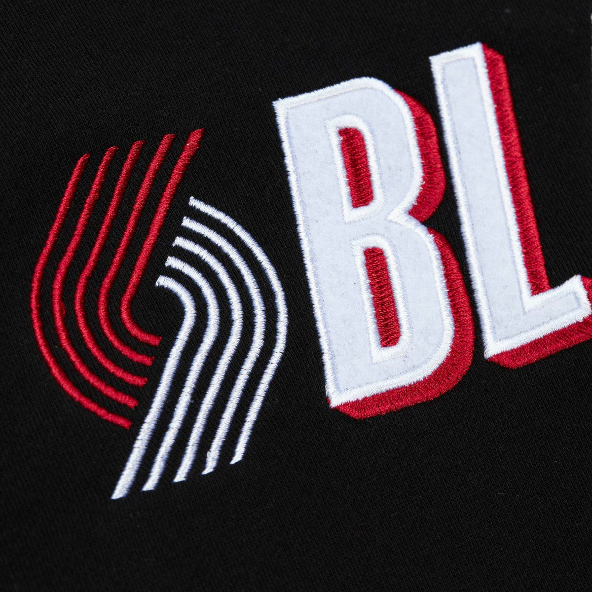 Portland Trail Blazers Hardwood Classics There and Back Pullover Sweatshirt Black - NBA