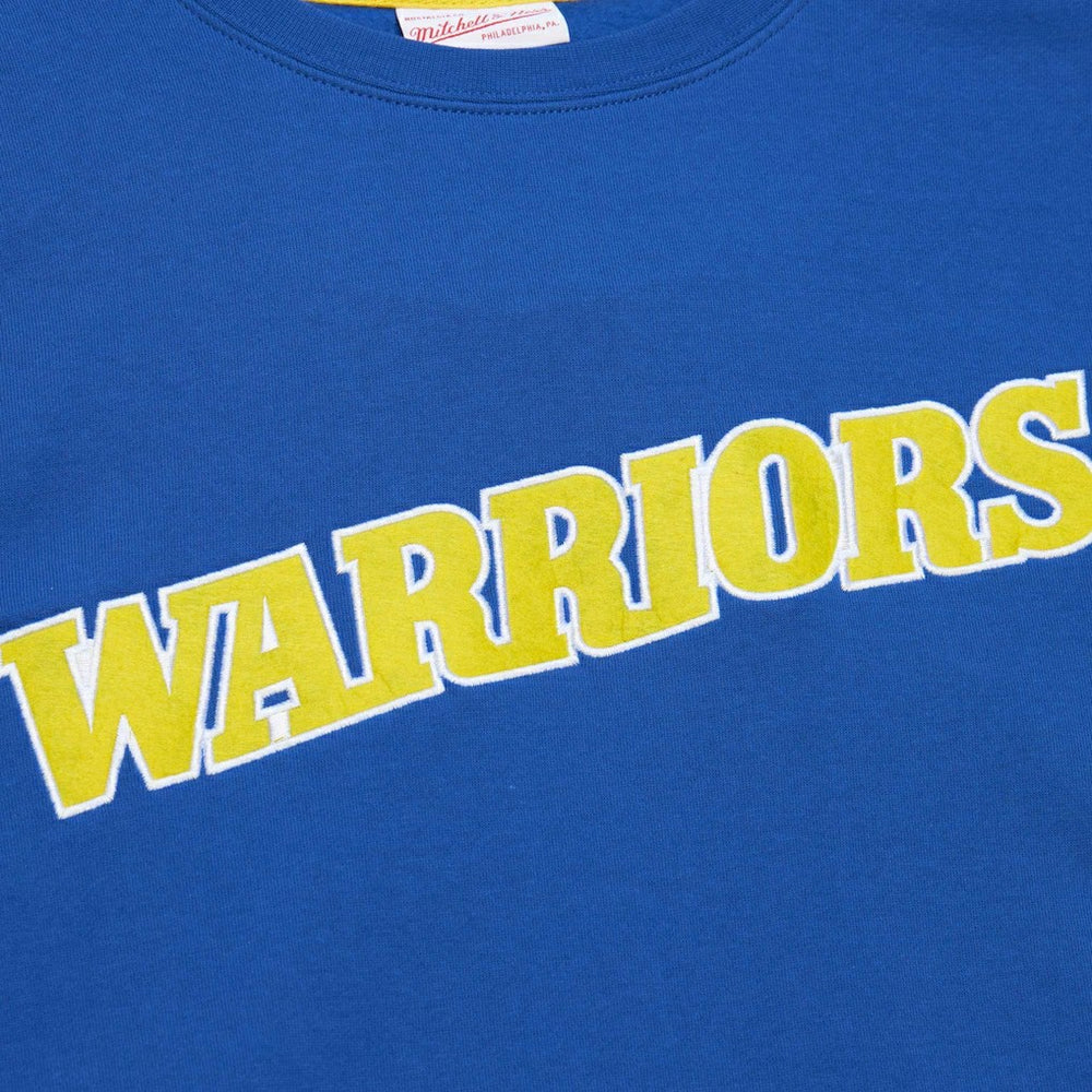 Golden State Warriors Hardwood Classics There and Back Pullover Sweatshirt Royal - NBA