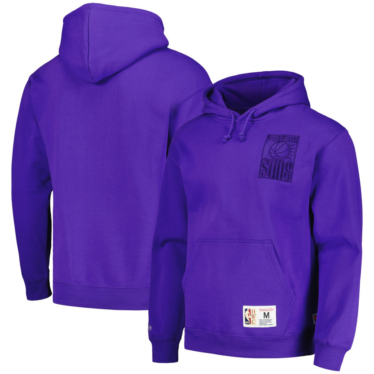 Phoenix Suns Hardwood Classics Tonal Pullover Hoodie Purple - NBA
