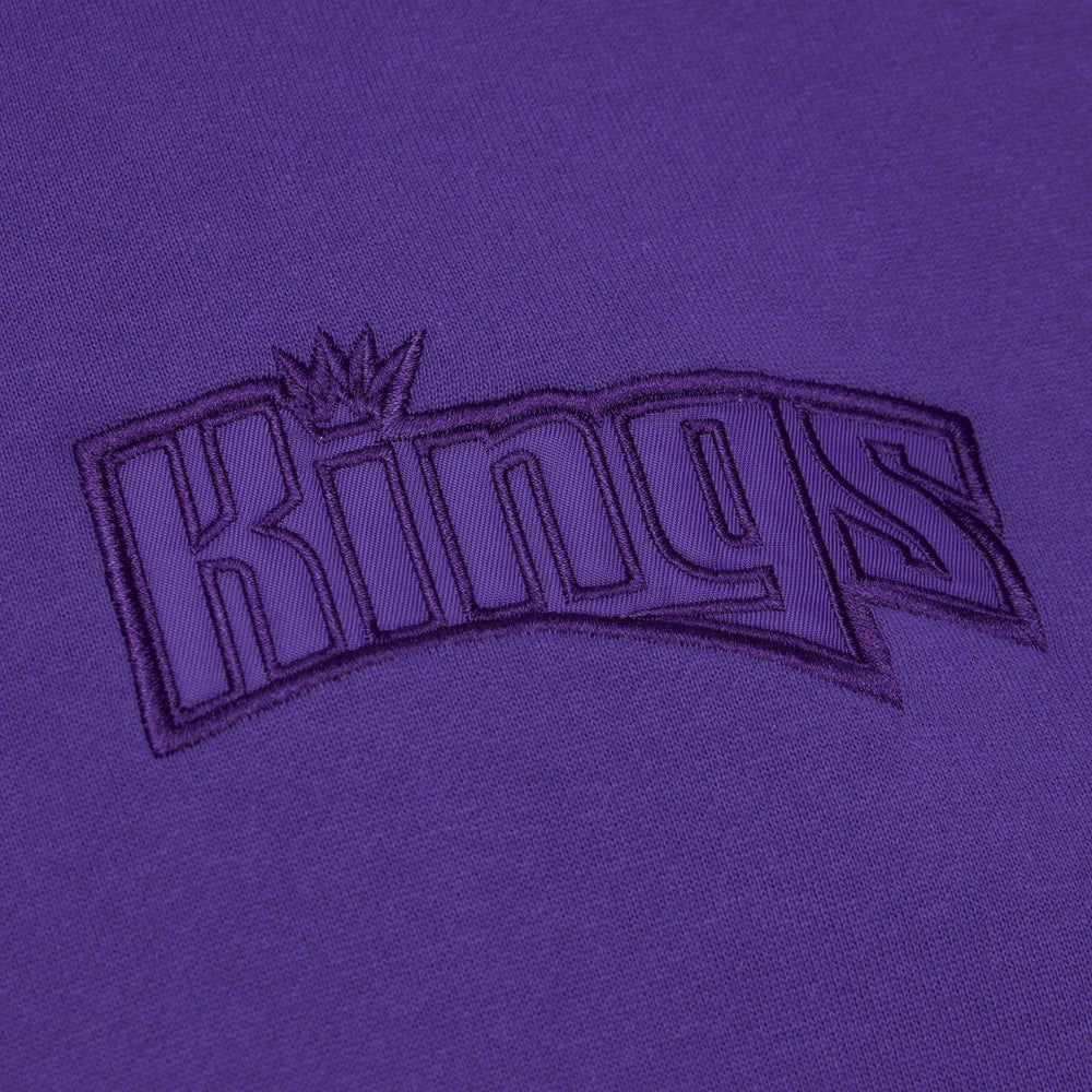 Sacramento Kings Hardwood Classics Tonal Pullover Hoodie Purple - NBA