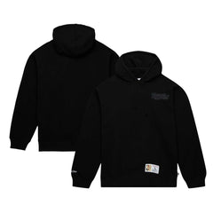 Toronto Raptors Hardwood Classics Tonal Pullover Hoodie Black - NBA